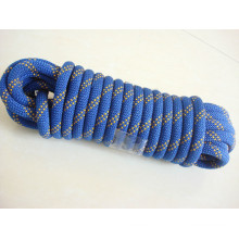 Colored solid braid nylon rope